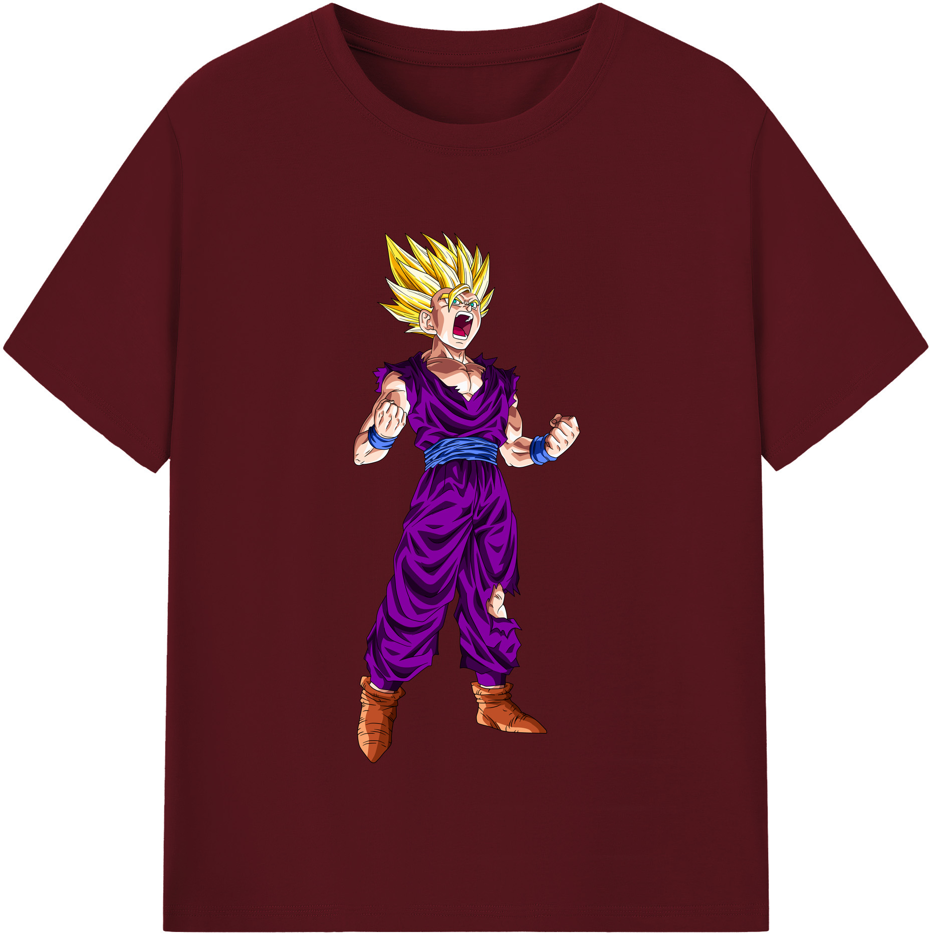 （画像用） ドラゴンボール 孫 悟飯（そんごはん）DRAGON BALL Son Gohan 綿100％半袖Tシャツ（フロントプリント）